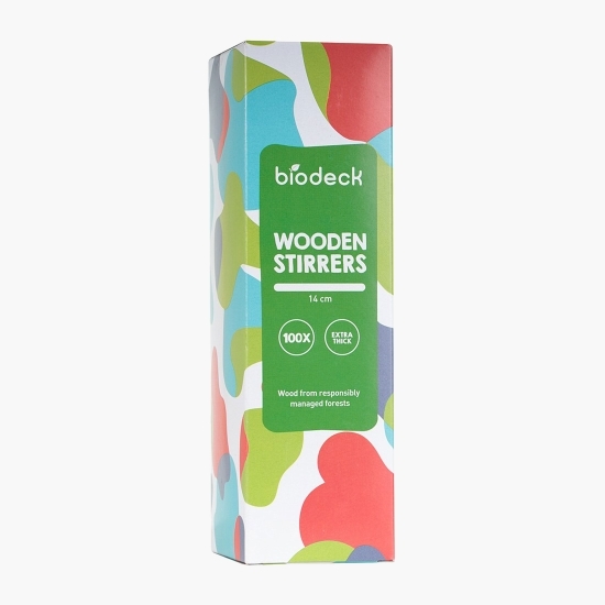 Palete cafea din lemn, ambalaj individual 14cm 100 buc