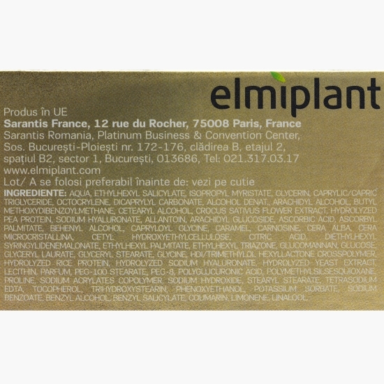Cremă de zi antirid cu efect de umplure, Hyaluronic Gold, SPF 10, 50ml