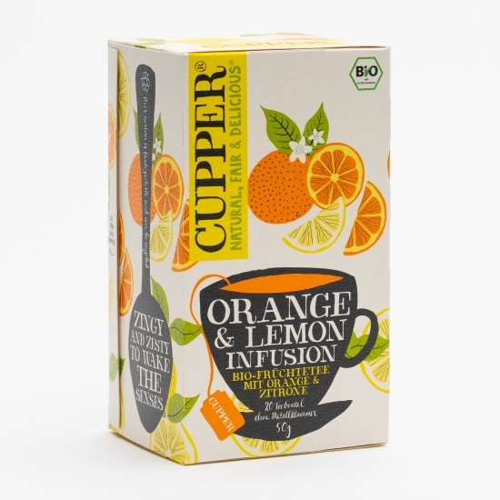 Ceai eco portocale și lămâie 20 plicuri, 50g