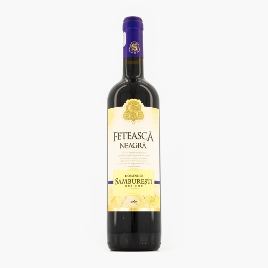 Vin roșu sec Fetească Neagră, 14.5%, 0.75l