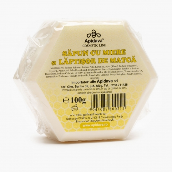 Săpun cu miere și lăptișor de matcă 100g