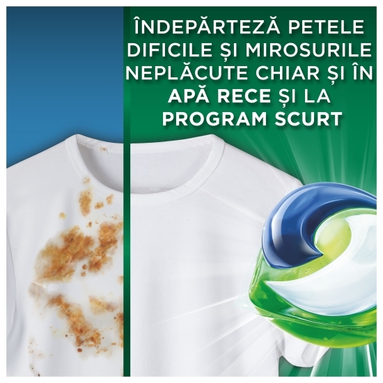 Detergent de rufe capsule All-in-One Pods Mountain Spring, 76 spălări, 76 buc
