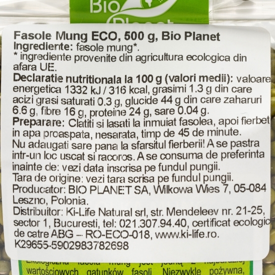 Fasole mung eco 500g