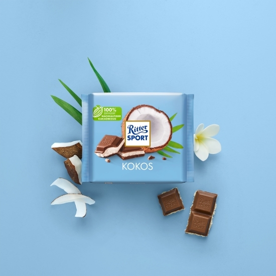 Ciocolată cu cocos 100g