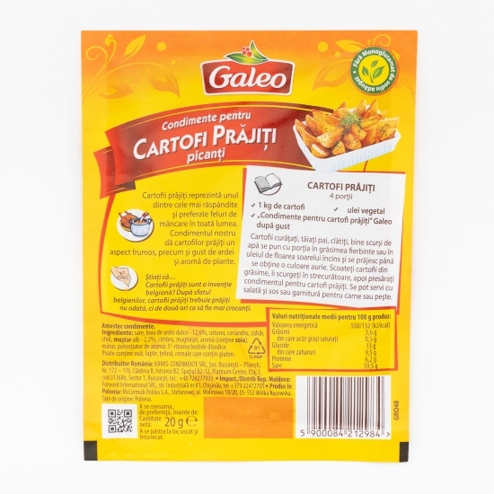 Condimente pentru cartofi prăjiți picanți 20g