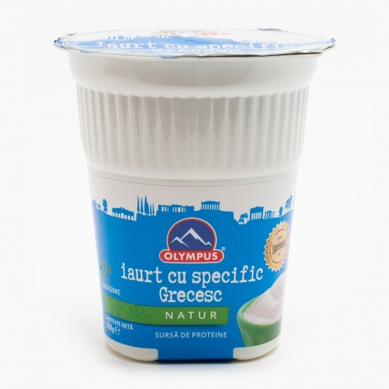 Iaurt cu specific grecesc natur 2% grăsime 350g