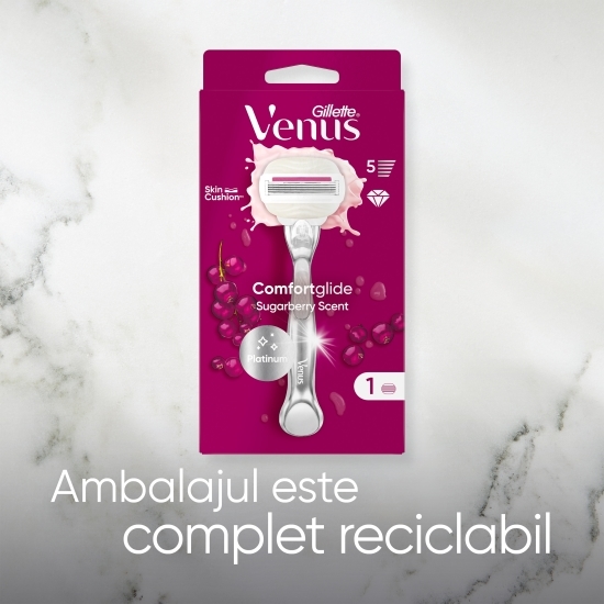 Aparat de ras pentru femei Venus Comfortglide Sugarberry