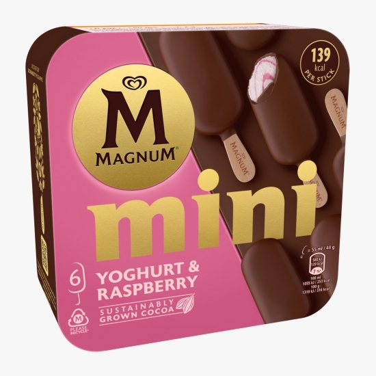 Înghețată Mini Yoghurt & Raspberry 6x55ml (6x44g)