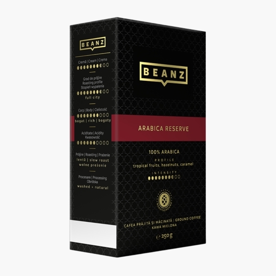 Arabica Reserve 250g, cafea prăjită și măcinată
