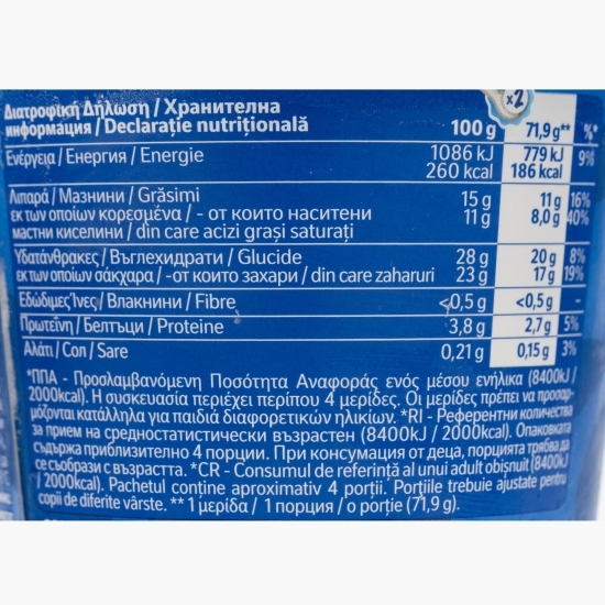 Înghețată Cookie Dough, 420ml (302g)
