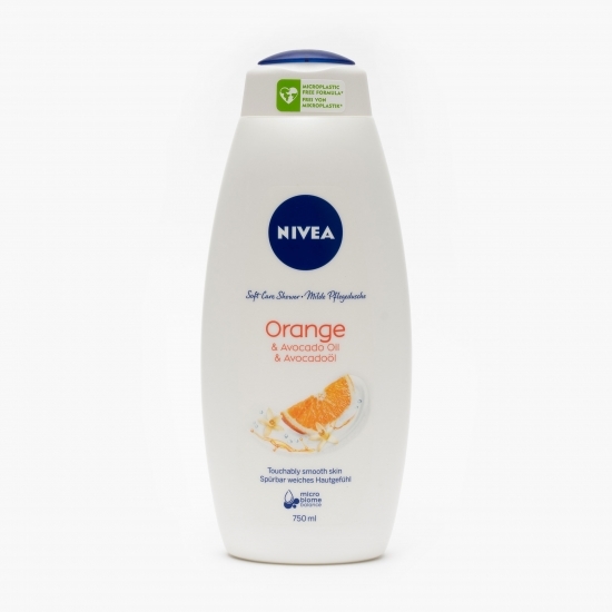 Gel de duș cu portocală și ulei de avocado 0.75l