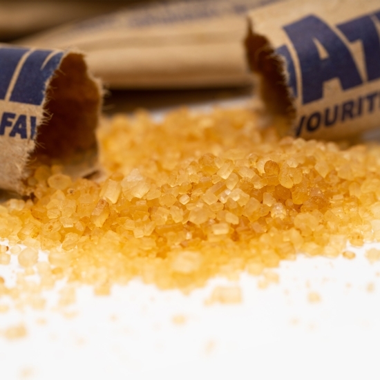 Zahăr brun la plic 100 buc x 5g (500g)