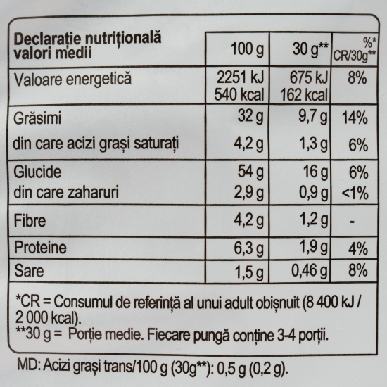 Chipsuri ondulate din cartofi cu cașcaval, Wavy 115g