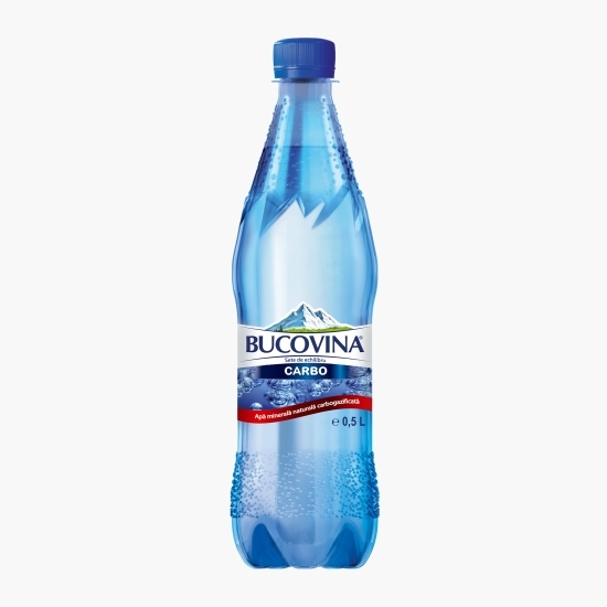 Apă minerală naturală carbogazificată 0.5l