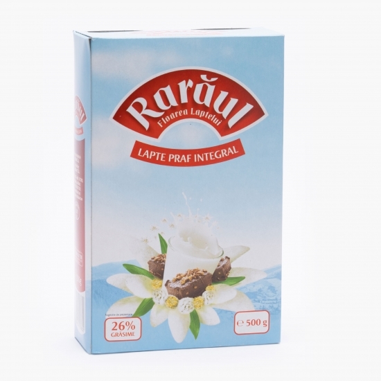 Lapte praf integral 26% grăsime, 500g