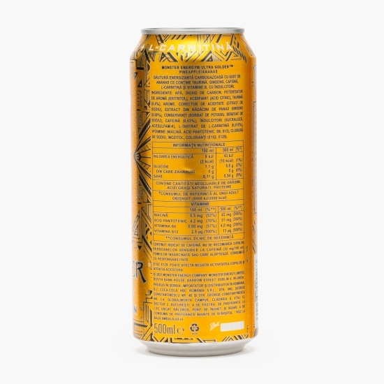 Băutură energizantă Ultra Golden Pineapple 0.5l
