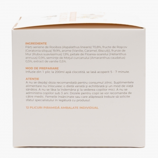 Ceai rooibos créme brûlée Tabieturi 12 plicuri