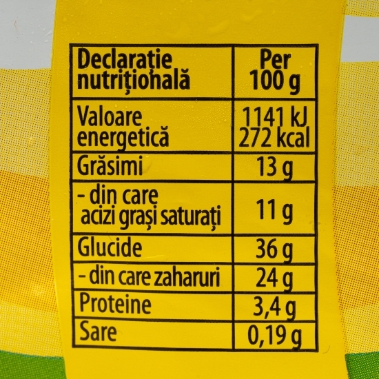 Înghețată cu fistic, alune, biscuiți cu glazură de cacao, 120ml (65g)