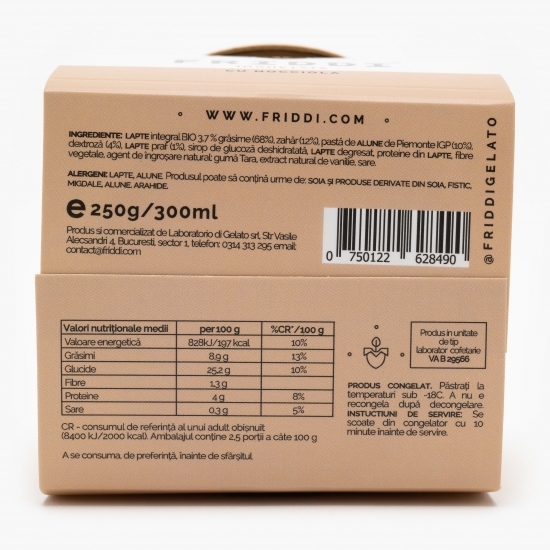 Înghețată cu nocciola, 300ml (250g)