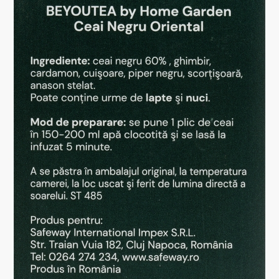Ceai negru oriental 20 plicuri piramidă
