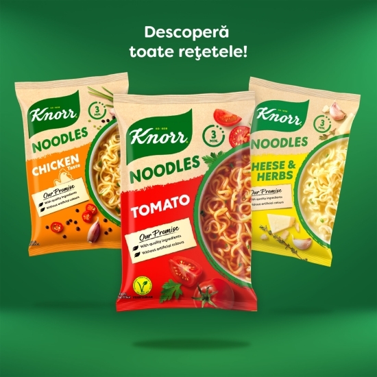 Supă instant noodles cu roșii 65g