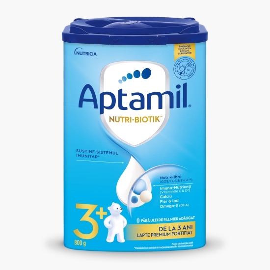 Pachet 4 x Lapte praf NUTRI-BIOTIK 3+, de la 3 ani, Nutricia, 800g