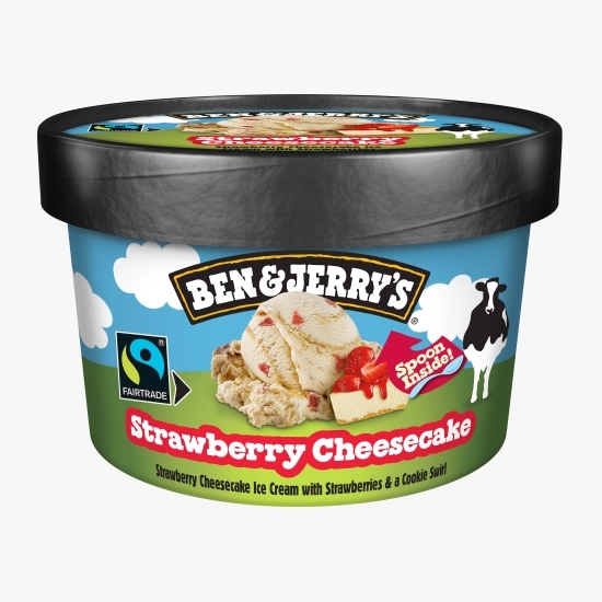 Înghețată cu căpșuni și cheesecake, 100ml (72g)