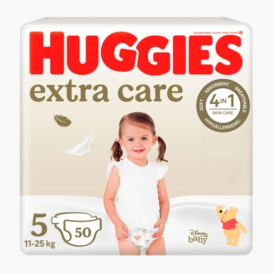 Scutece Extra Care mega mărimea 5, 11-25kg, 50 buc