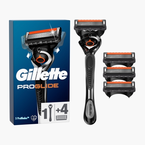 Aparat de ras ProGlide, 1 mâner + 4 rezerve
