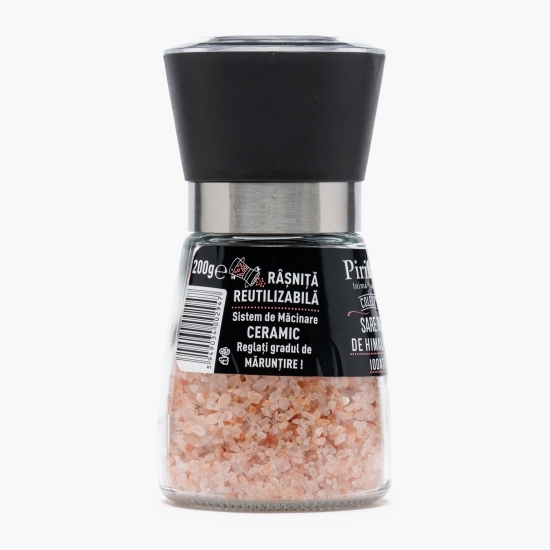 Râșniță sare roz de Himalaya grunjoasă iodată 200g
