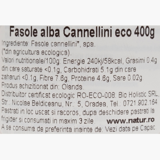 Fasole albă Cannellini eco 400g