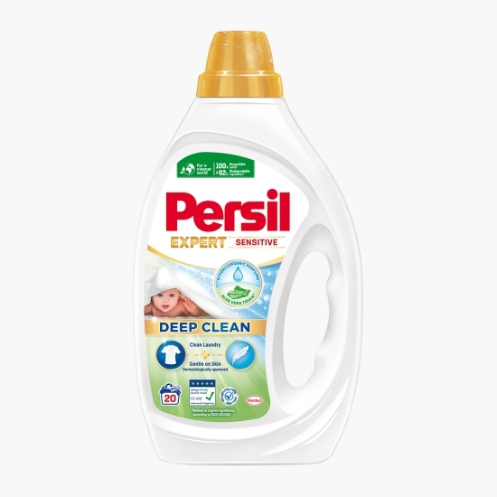 Detergent de rufe lichid Expert Sensitive Deep Clean, 20 spălări, 0.9l
