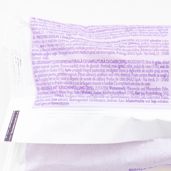 Croissant cu umplutură de caise 50g