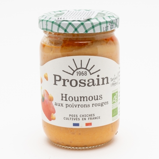 Salată humus cu ardei roșu eco 195g