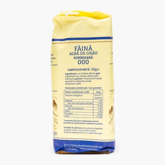 Făină albă de grâu tip 000, 1kg