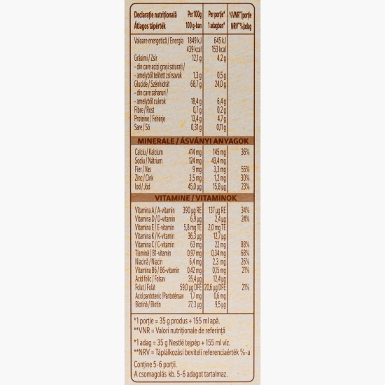 Cereale din orez cu banană, +6 luni, 200g