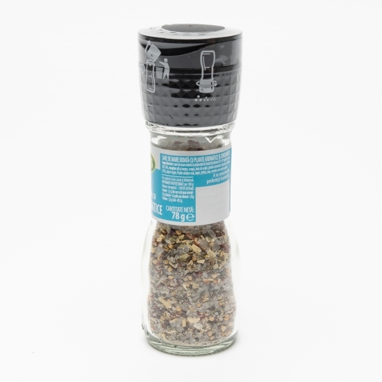 Râșniță sare de mare cu ierburi aromatice 78g