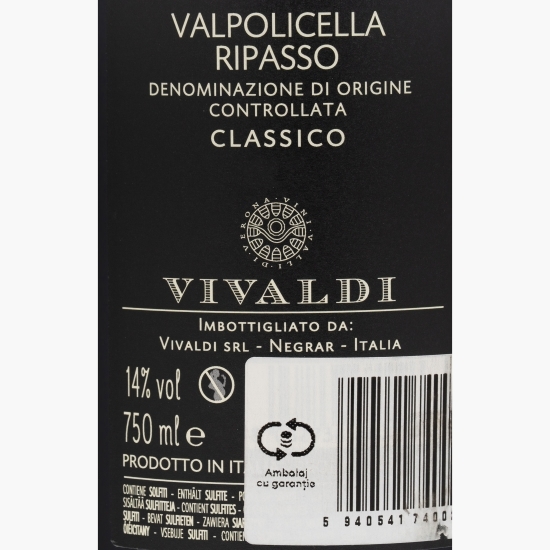 Vin roșu sec Valpolicella Ripasso Premium Line, 14%, 0.75l