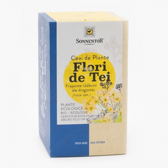 Ceai de plante flori de tei eco 18 plicuri 
