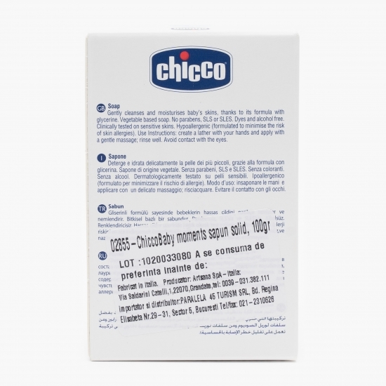 Săpun solid pentru copii Baby Moments +0 luni 100g