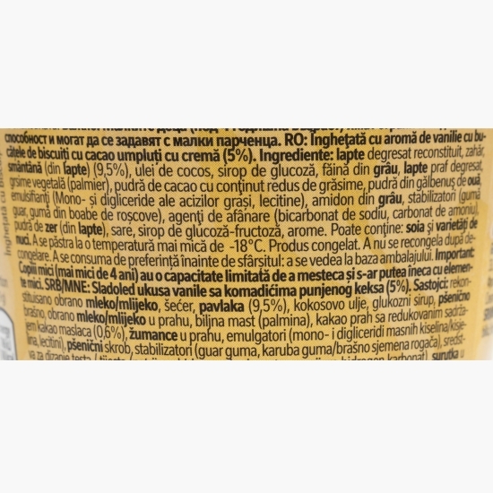 Îngheţată Cookies & Cream, 420ml (302g)