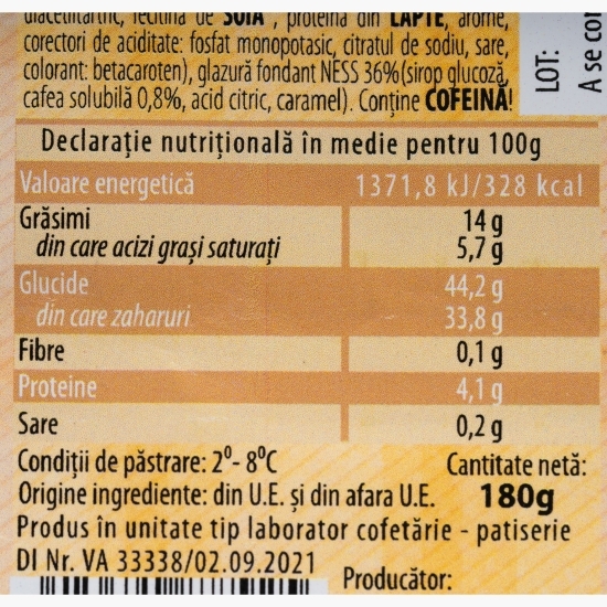 Mini eclere cu glazură de ness, 6 buc, 180g