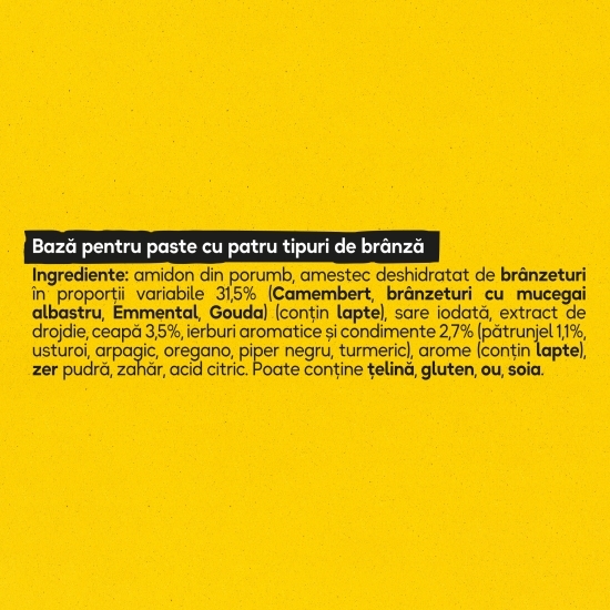 Bază pentru paste quattro formaggi Ideea Zilei 30g