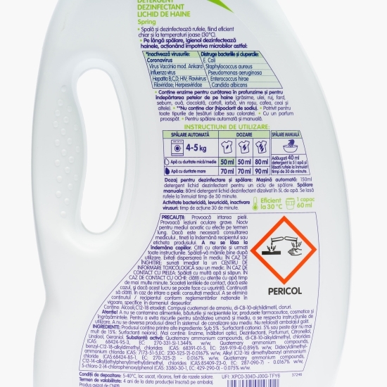 Detergent dezinfectant Spring Fresh, 36 spălări, 1.8l