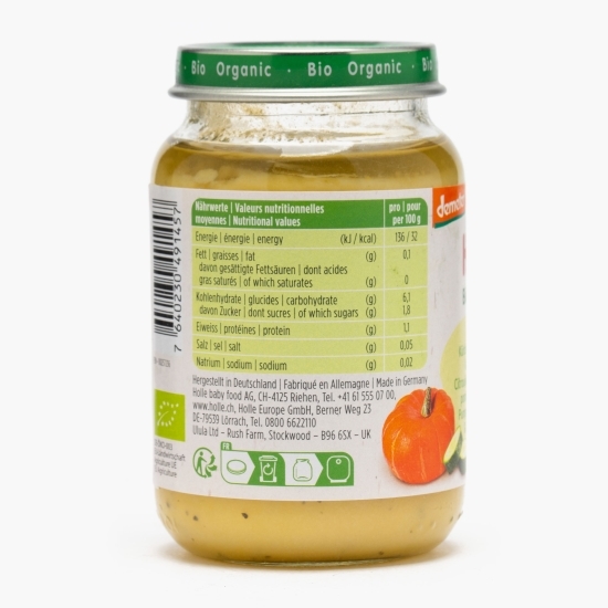 Piure eco din zucchini, dovleac si cartofi pentru copii, fără gluten, +6 luni, 190g
