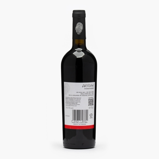 Vin roșu sec Fetească Neagră, 14.5%, 0.75l 