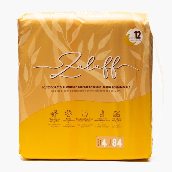Scutece chiloțel din bambus mărimea 4, 10-15kg, 84 buc