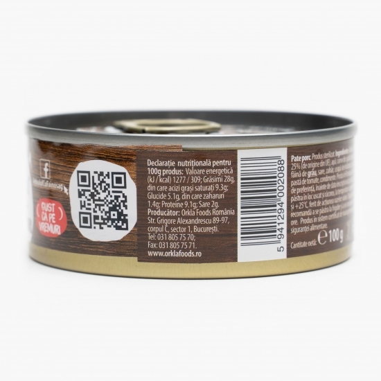 Pate porc rețetă Ion 100g