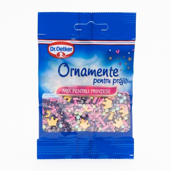 Ornamente pentru prăjituri Mix pentru prințese 30g