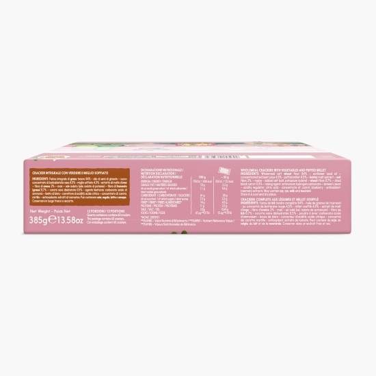 Crackers integral cu legume 385g